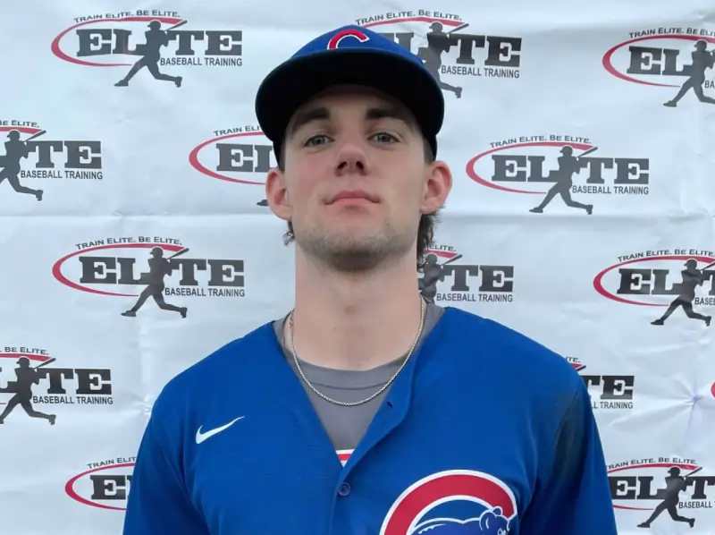 Brendan Summerhill, Arizona Wildcats outfielder, in action during a game. He is pictured mid-swing with a focused expression, showcasing his left-handed batting stance and athletic build.